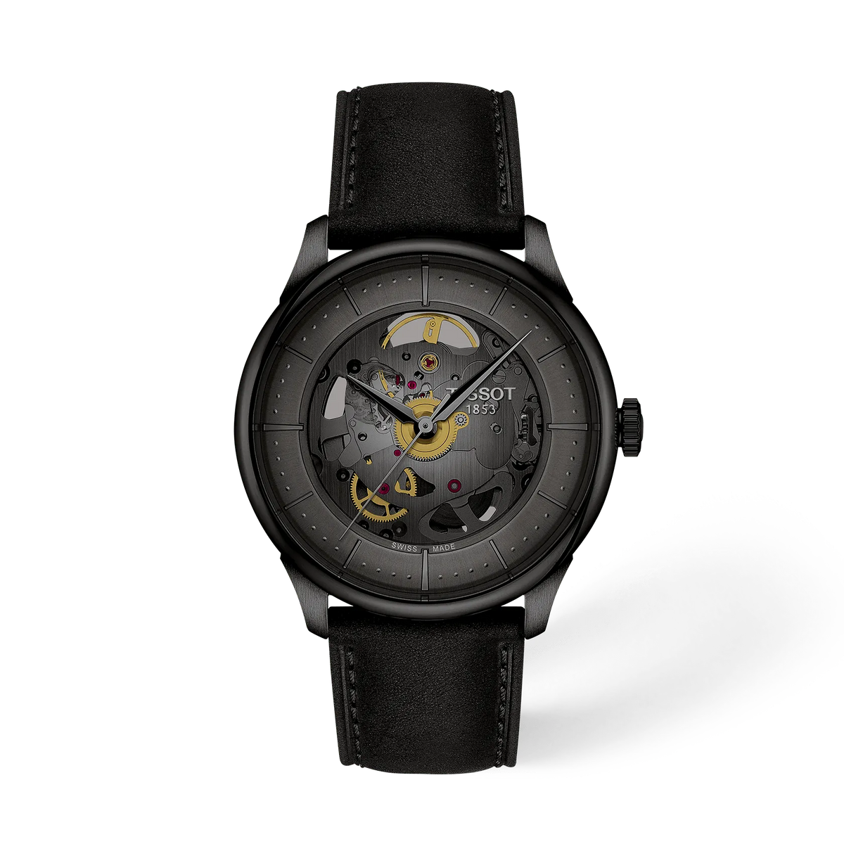 Tissot Chemin Des Tourelles Skeleton 39mm T139.836.36.441.00 — product view