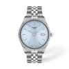 Ice blue dial · Grey bracelet
