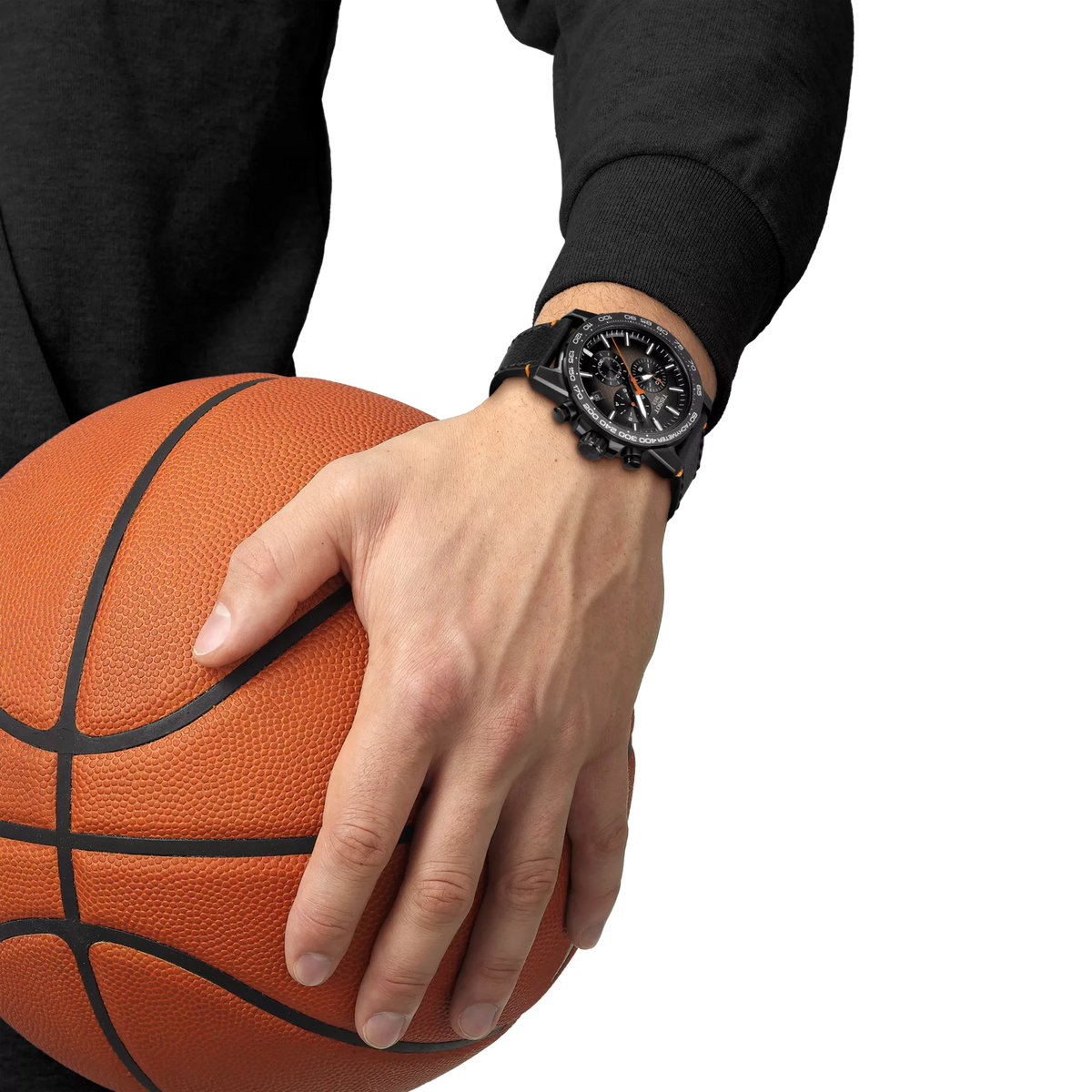 Tissot Supersport Chrono Basketball Edition 45.5mm T125.617.36.081.00 — detail view