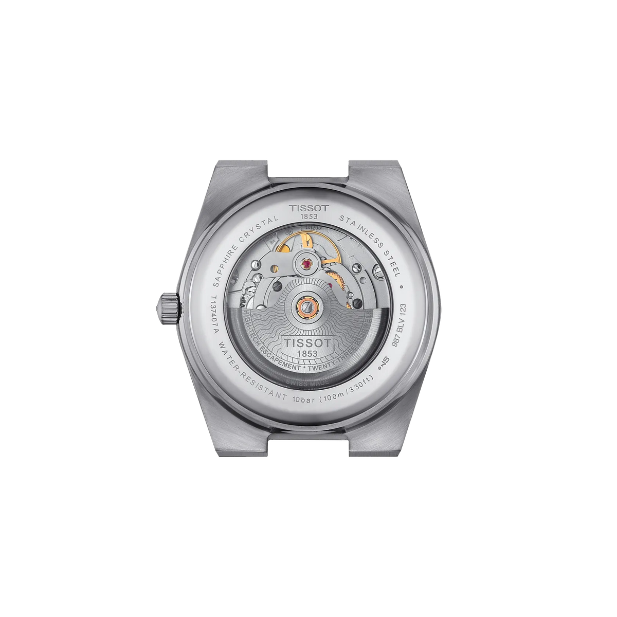 Tissot PRX 40mm T137.407.11.091.00 — detail view