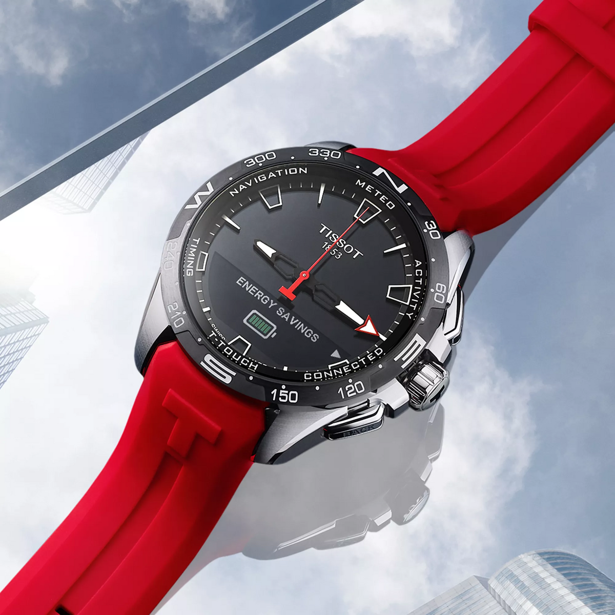 Tissot T-Touch Connect Solar 47.5mm T121.420.47.051.01 — detail view
