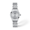 Silver dial · Grey bracelet