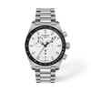 White dial · Grey bracelet