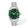 Green dial · Grey bracelet