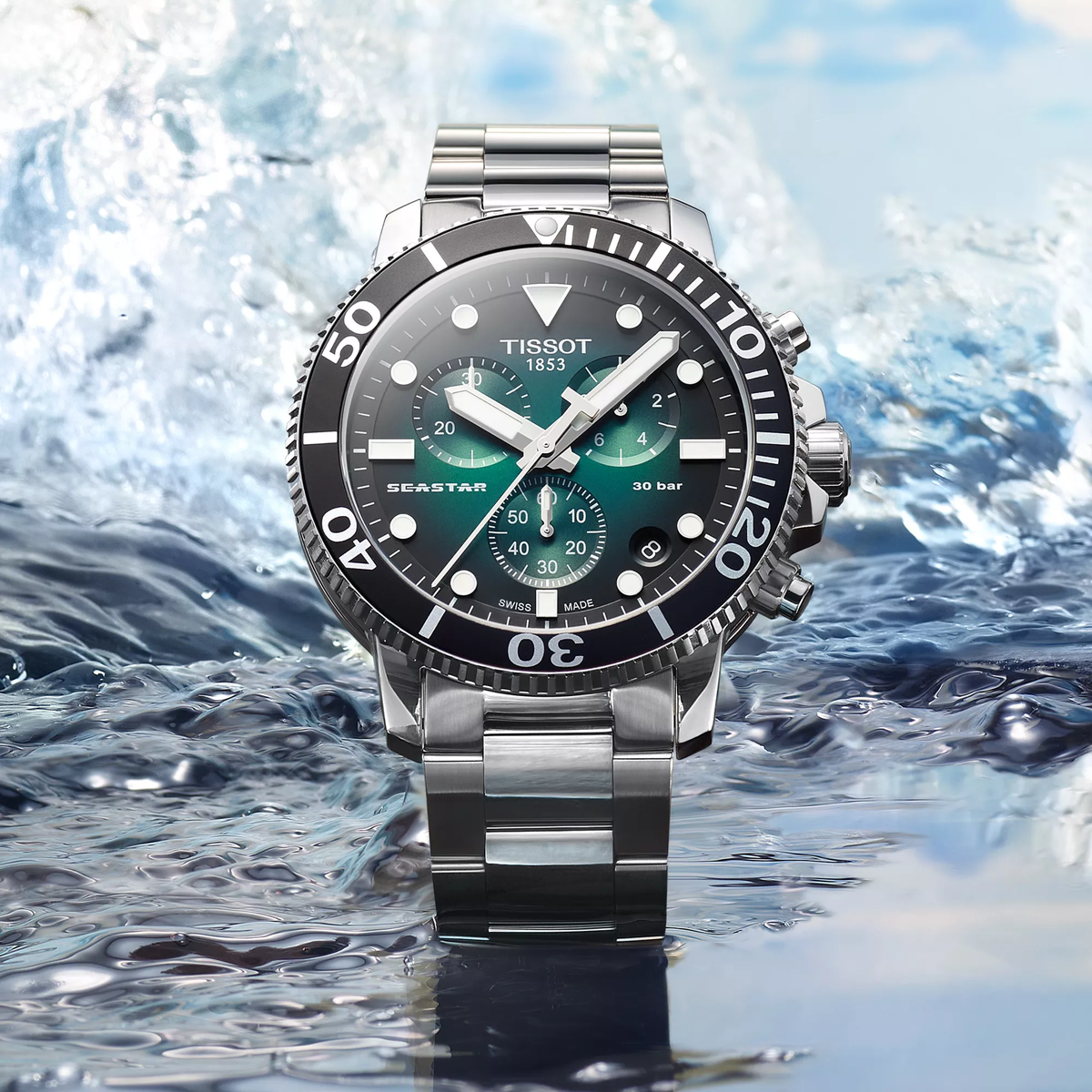 Tissot Seastar 1000 45.5mm T120.417.11.091.01 — detail view