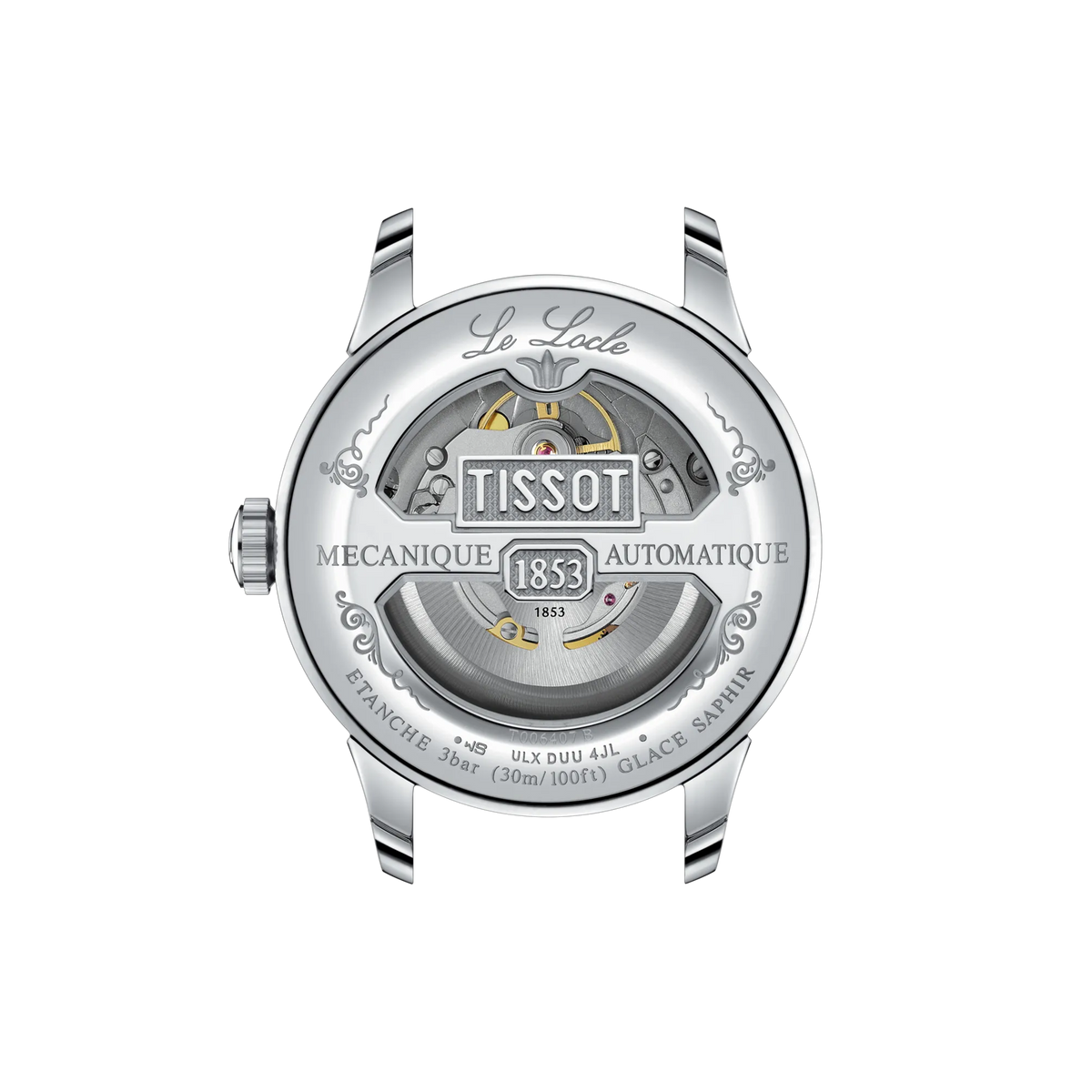 Tissot Le Locle 39mm T006.407.16.043.00 — detail view