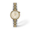 White mother-of-pearl dial · Grey and Golden bracelet