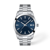 Blue dial · Grey bracelet