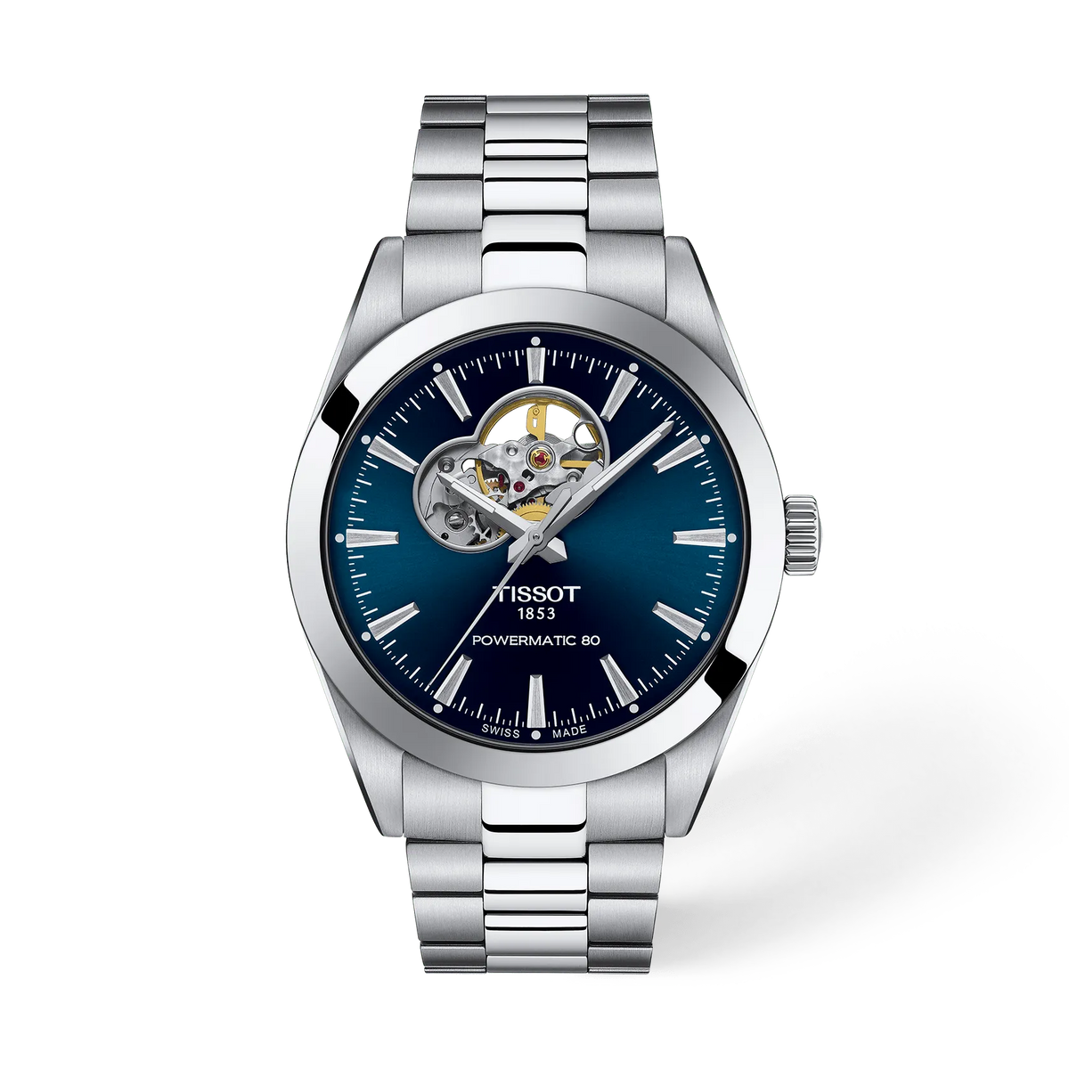 Tissot Gentleman Open Heart 40mm T127.407.11.041.01 — product view