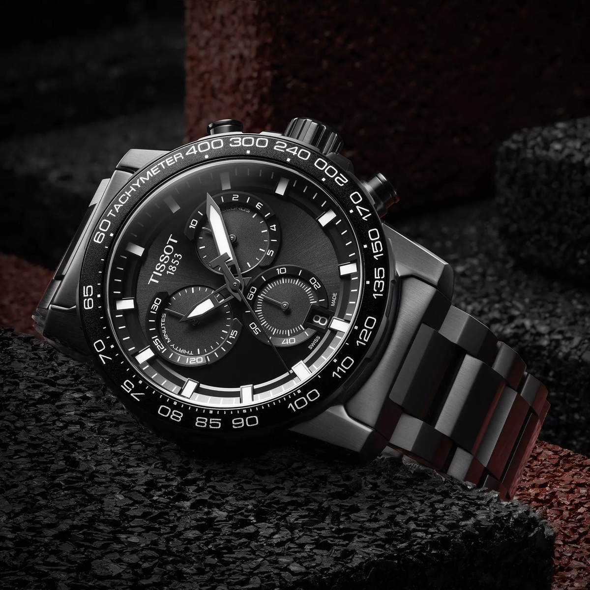 Tissot Supersport Chrono 45.5mm T125.617.33.051.00 — detail view