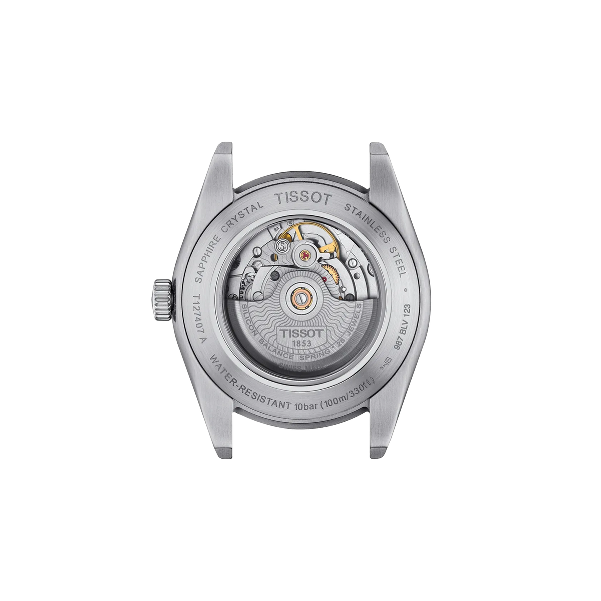 Tissot Gentleman 40mm T127.407.11.041.00 — detail view