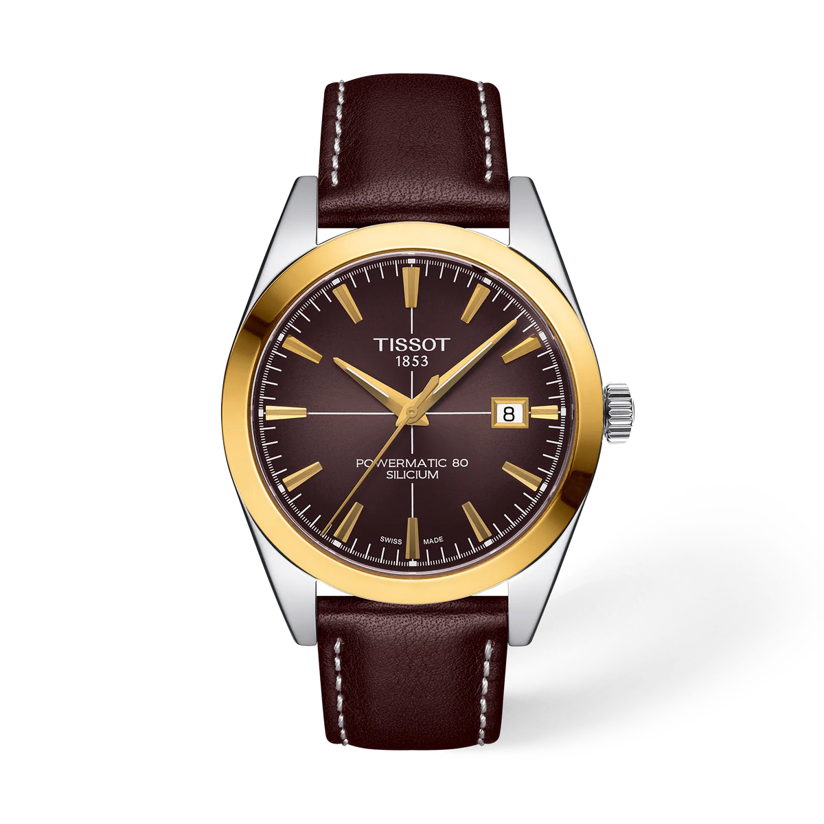 Tissot Gentleman Gold Bezel 40mm T927.407.46.291.01 — product view