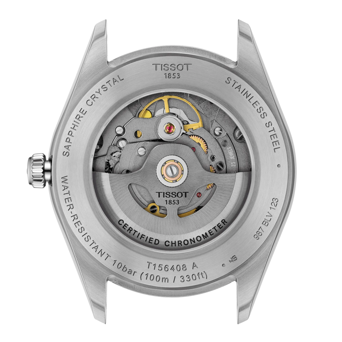Tissot Ballade 39mm T156.408.11.043.00 — detail view