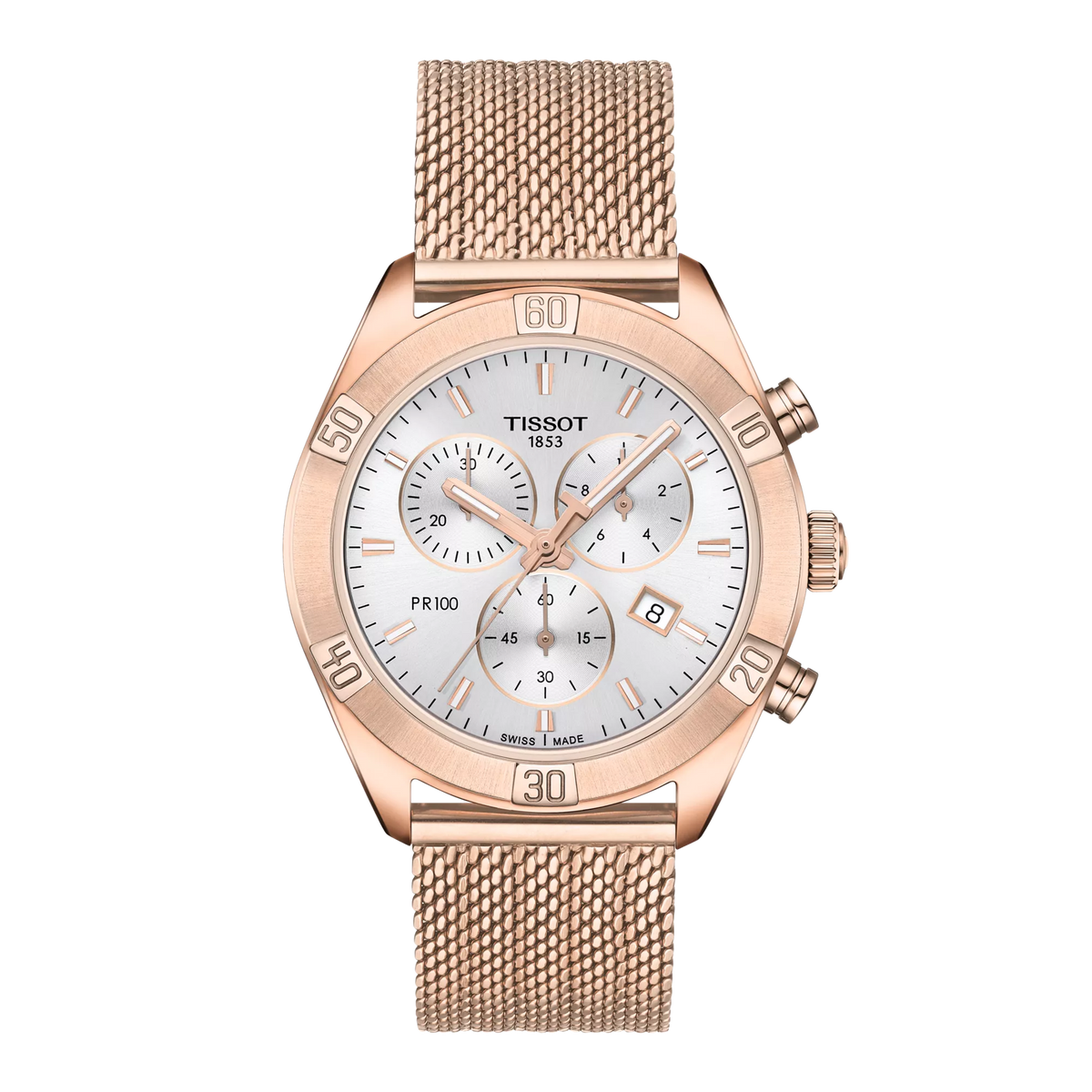Tissot PR 100 Sport Chic 38mm T101.917.33.031.00 — detail view