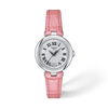 White dial · Pink strap