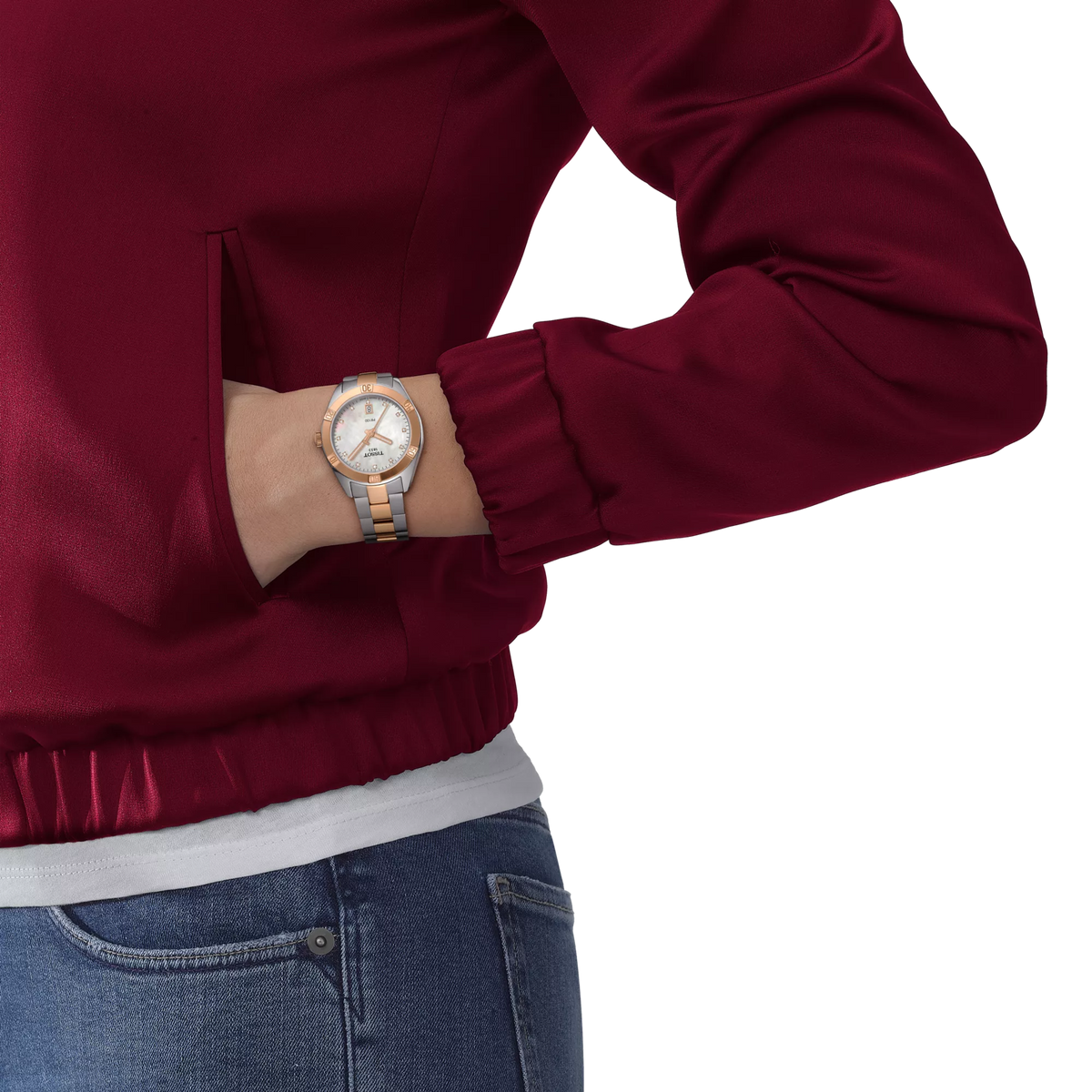 Tissot PR 100 Sport Chic 36mm T101.910.22.116.00 — detail view