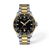 Black dial · Grey and Golden bracelet