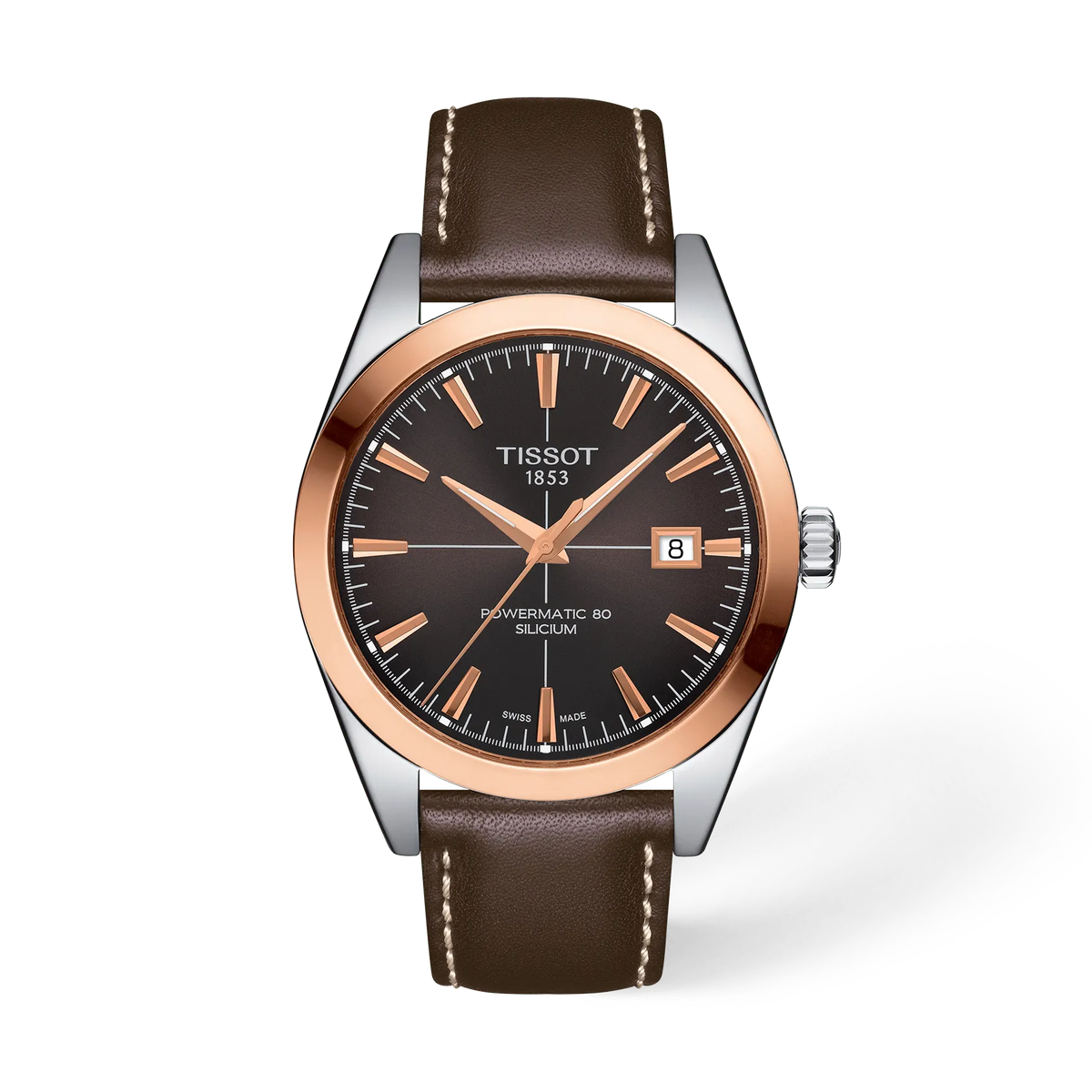 Tissot Gentleman Gold bezel 40mm T927.407.46.291.00 — product view