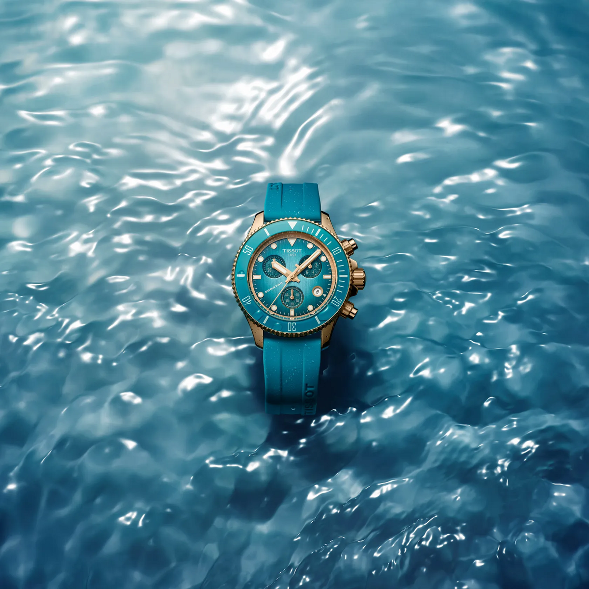 Tissot Seastar 1000 Quartz Chronograph 38mm T120.217.37.041.00 — detail view