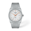 Silver dial · Grey bracelet
