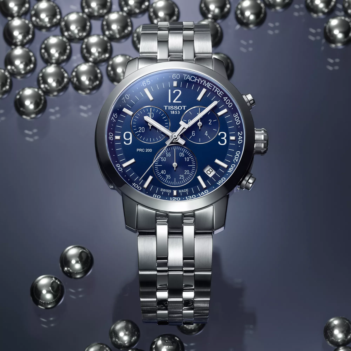 Tissot PRC 200 43mm T114.417.11.047.00 — detail view