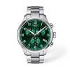 Green dial · Grey bracelet