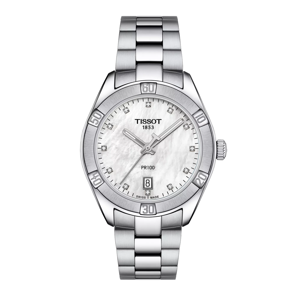 Tissot PR 100 Sport Chic 36mm T101.910.11.116.00 — detail view
