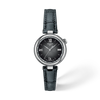 Black dial · Grey strap