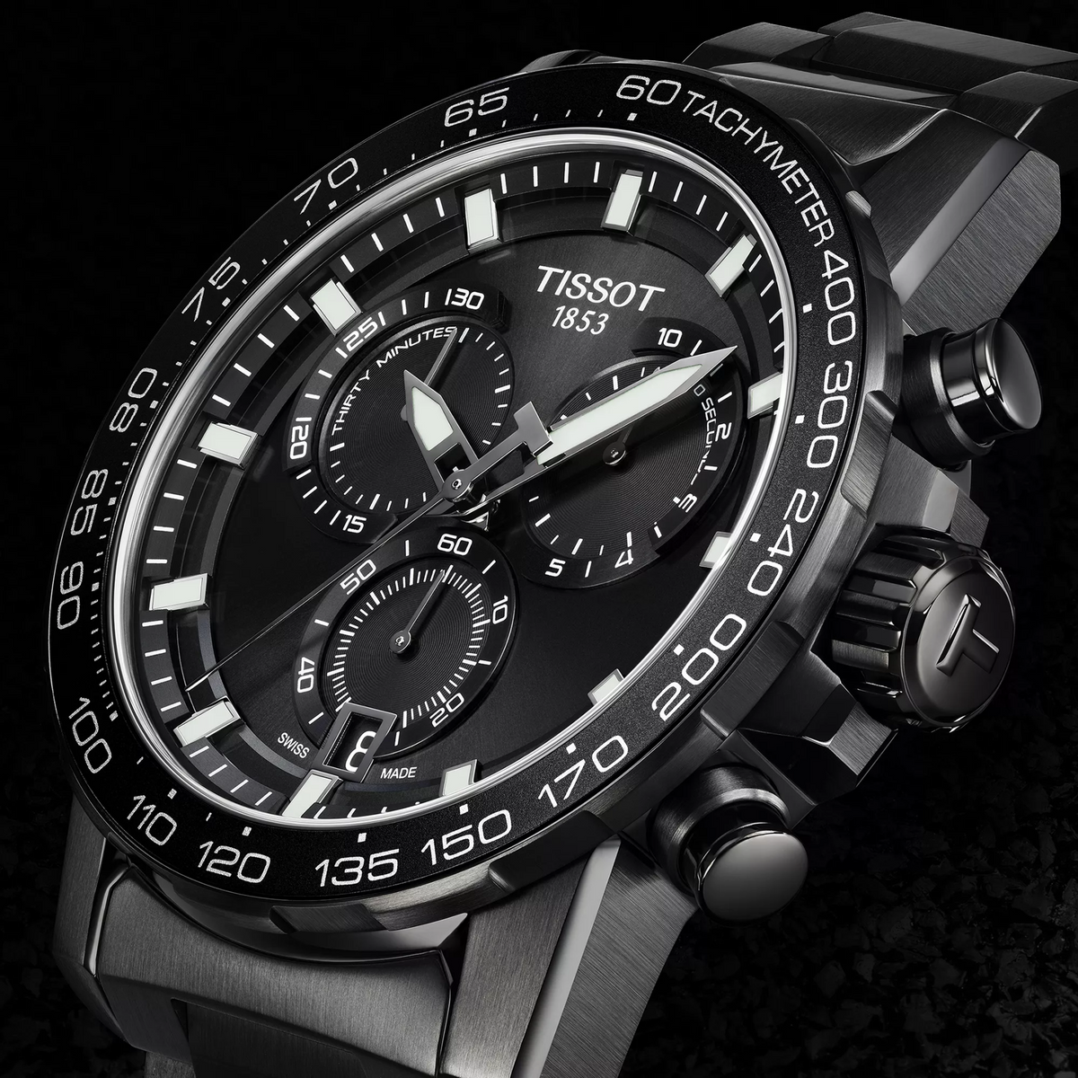 Tissot Supersport Chrono 45.5mm T125.617.33.051.00 — detail view