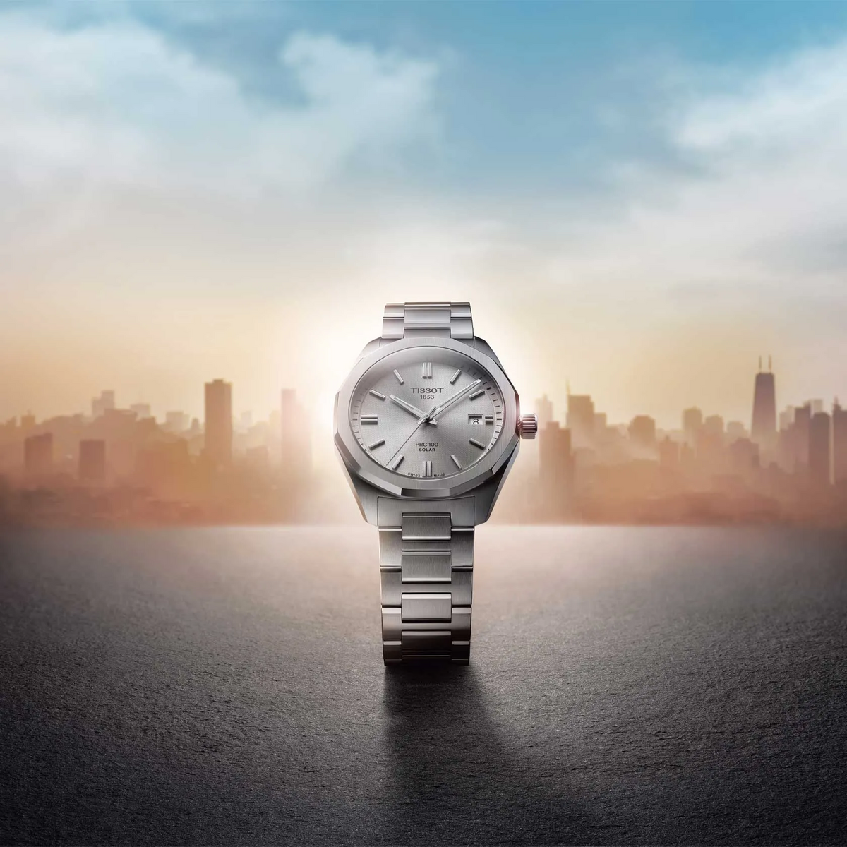 Tissot PRC 100 Solar 39mm T151.422.11.031.00 — detail view