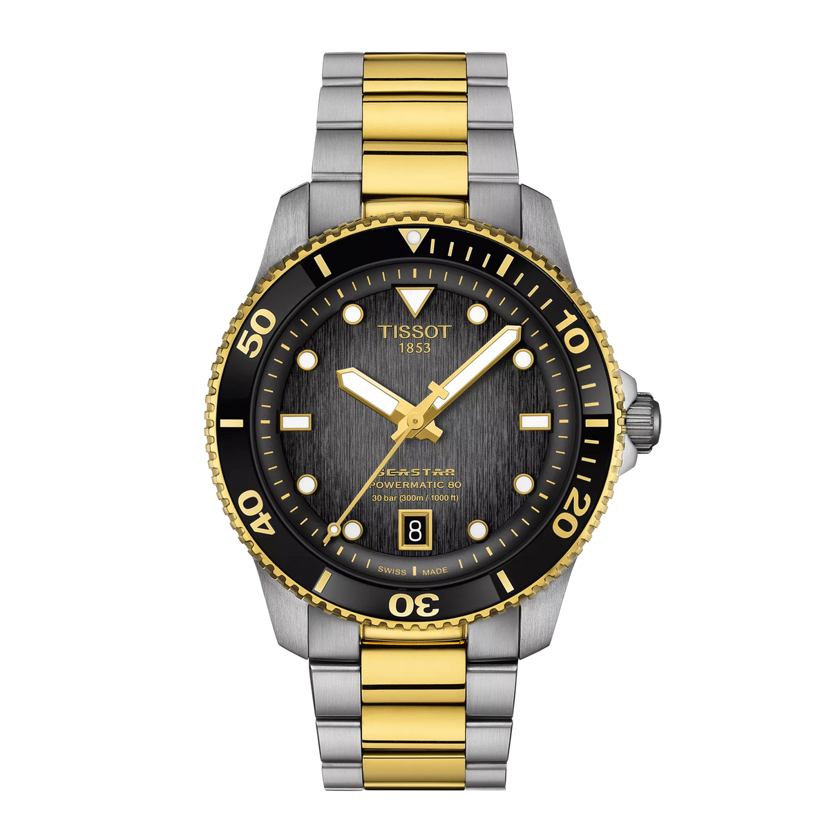 Tissot Seastar 1000 40mm T120.807.22.051.00 — detail view