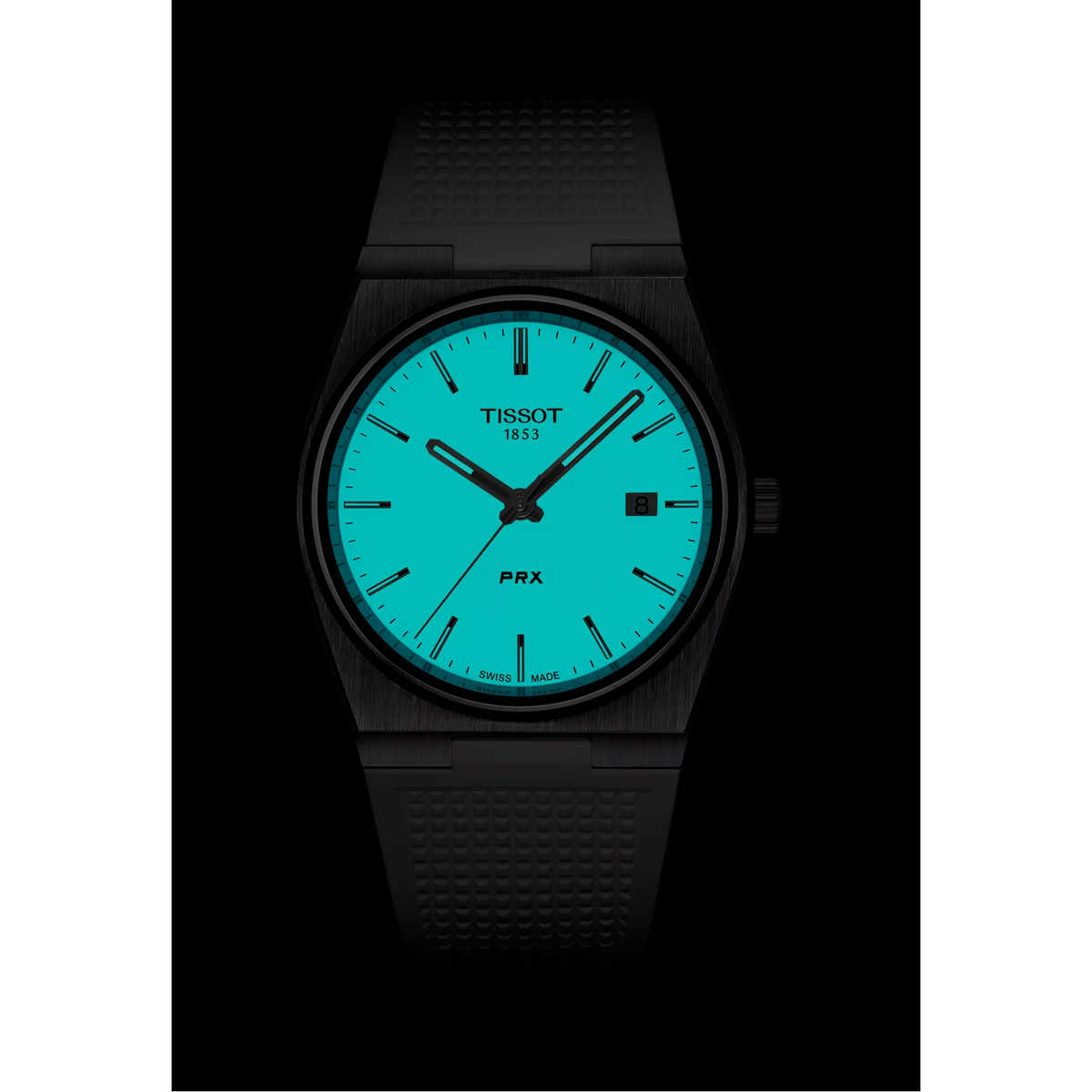 Tissot PRX 40mm T137.410.17.011.00 — detail view