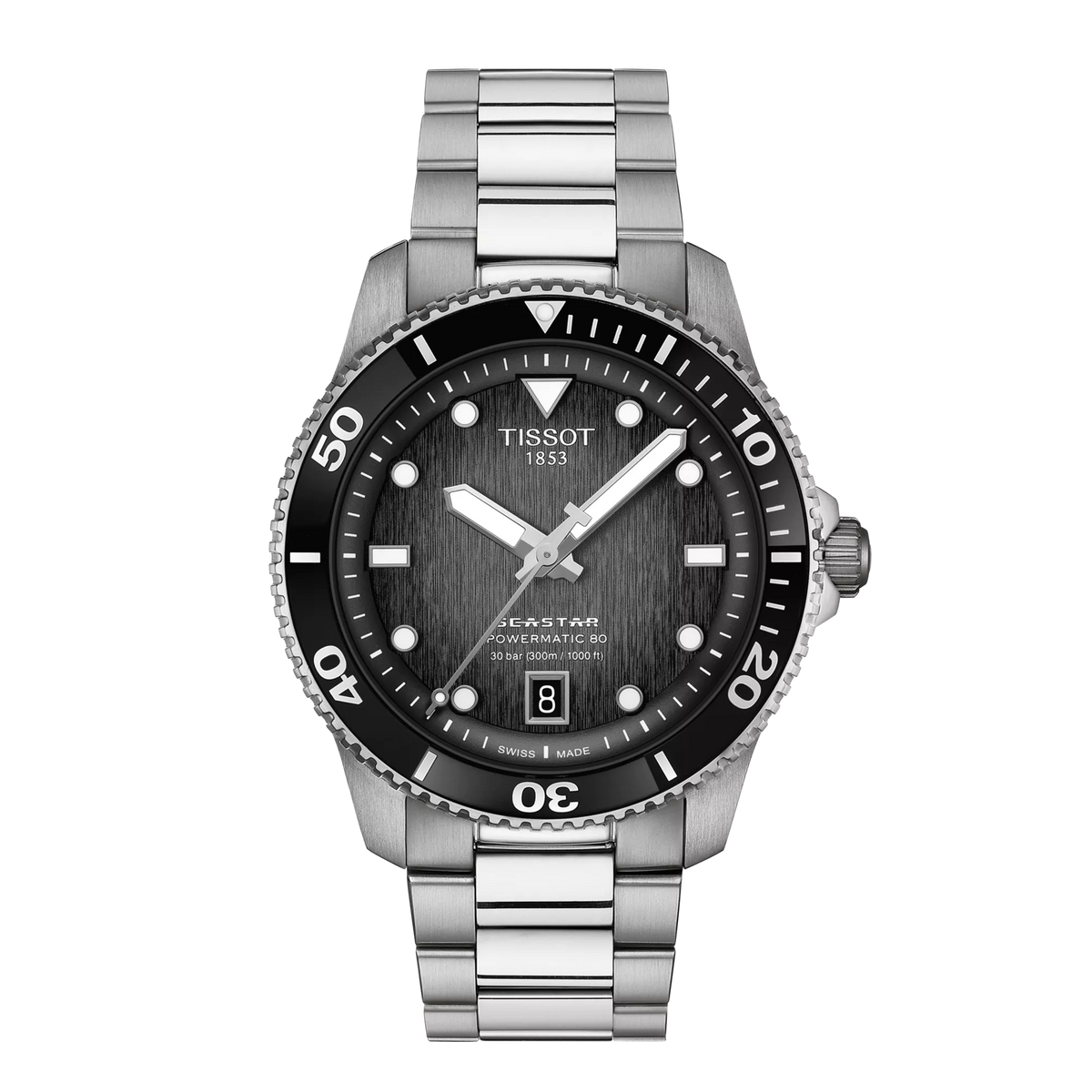 Tissot Seastar 1000 40mm T120.807.11.051.00 — detail view