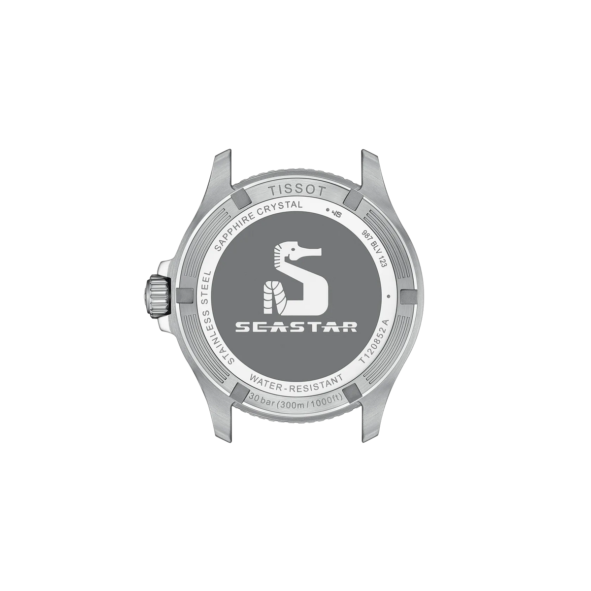 Tissot Seastar 1000 GMT 40mm T120.852.11.051.00 — detail view