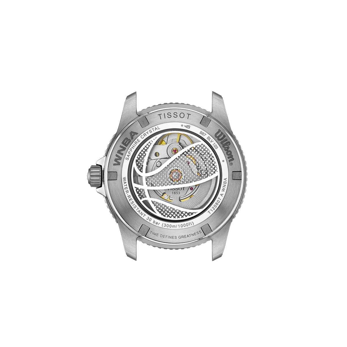Tissot Seastar Wilson WNBA 40mm T120.807.17.051.00 — detail view