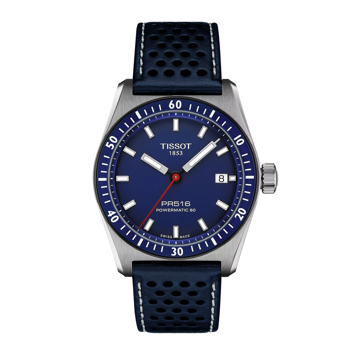 Tissot PR516 38mm T149.407.16.041.00 — detail view