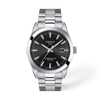 Black dial · Grey bracelet