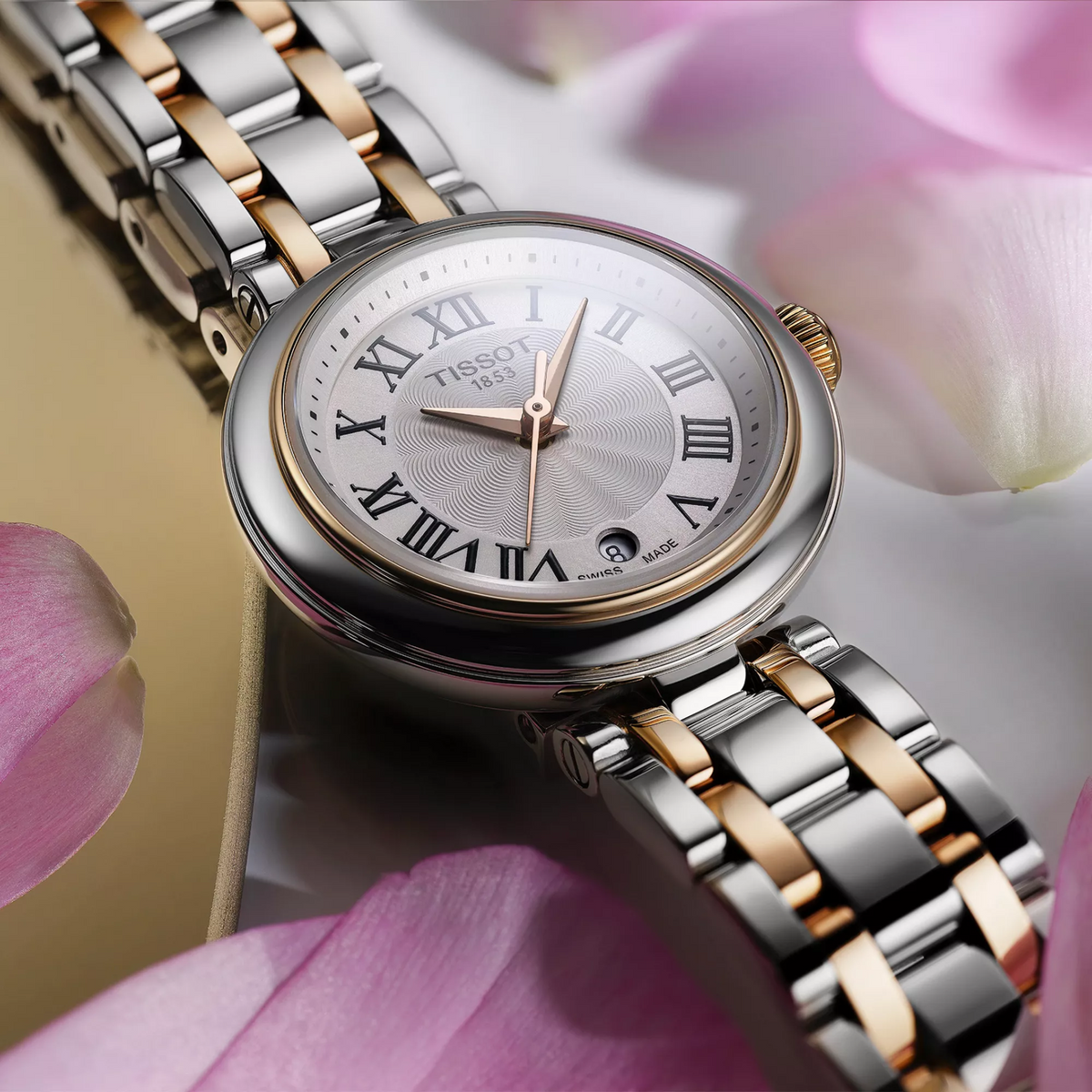 Tissot Bellissima 26mm T126.010.22.013.01 — detail view