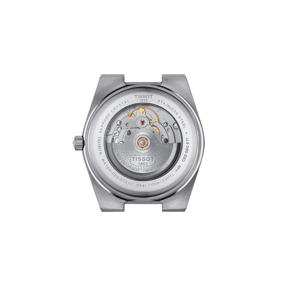 Tissot PRX Gold 40mm T931.407.41.031.00 — detail view