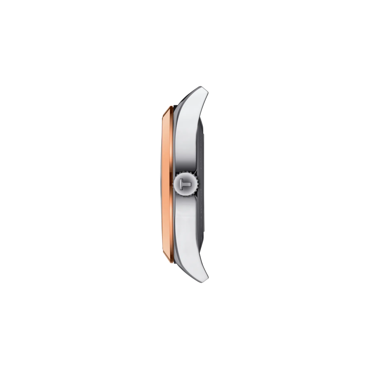 Tissot Gentleman Gold bezel 40mm T927.407.46.041.00 — detail view