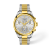 Silver dial · Grey and Golden bracelet