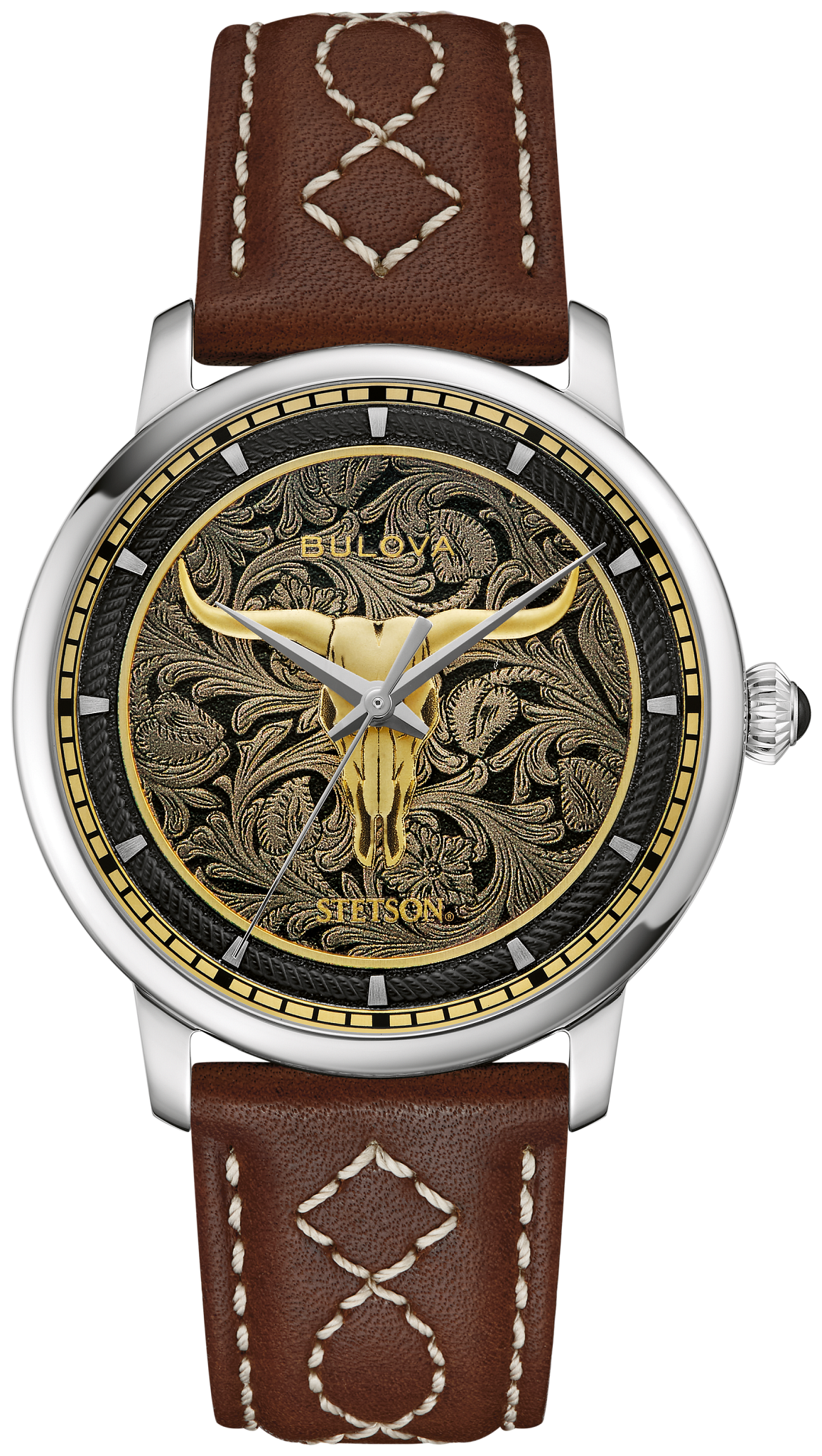 Bulova x Stetson Longhorn Automatic Watch — 96A334