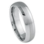Lyra Sovereign — Brushed Tungsten Band — 6 mm — Silver tone