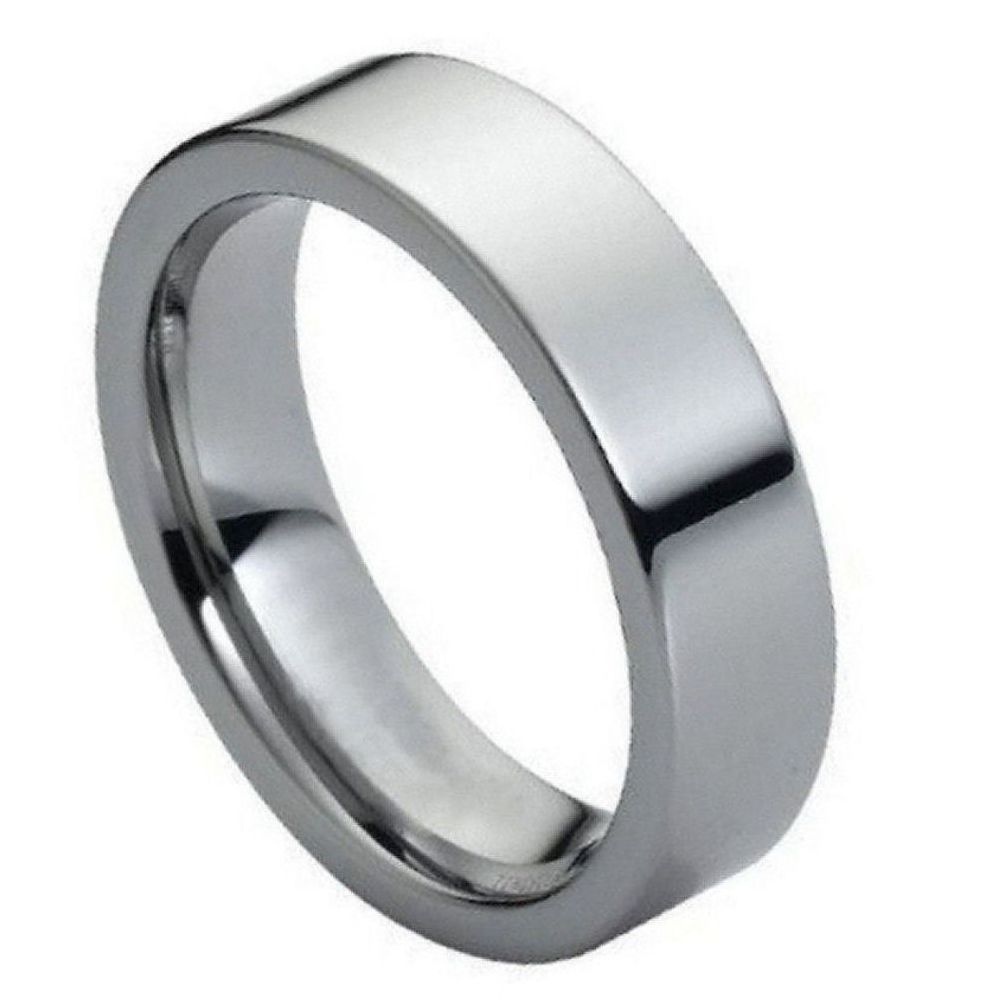 Celest Sovereign — Tungsten Band — 6 mm — Silver tone