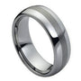 Cassia Sovereign — Brushed Tungsten Band — 8 mm — Silver tone