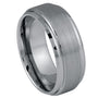 Novara Sovereign — Brushed Tungsten Band — 9 mm — Silver tone