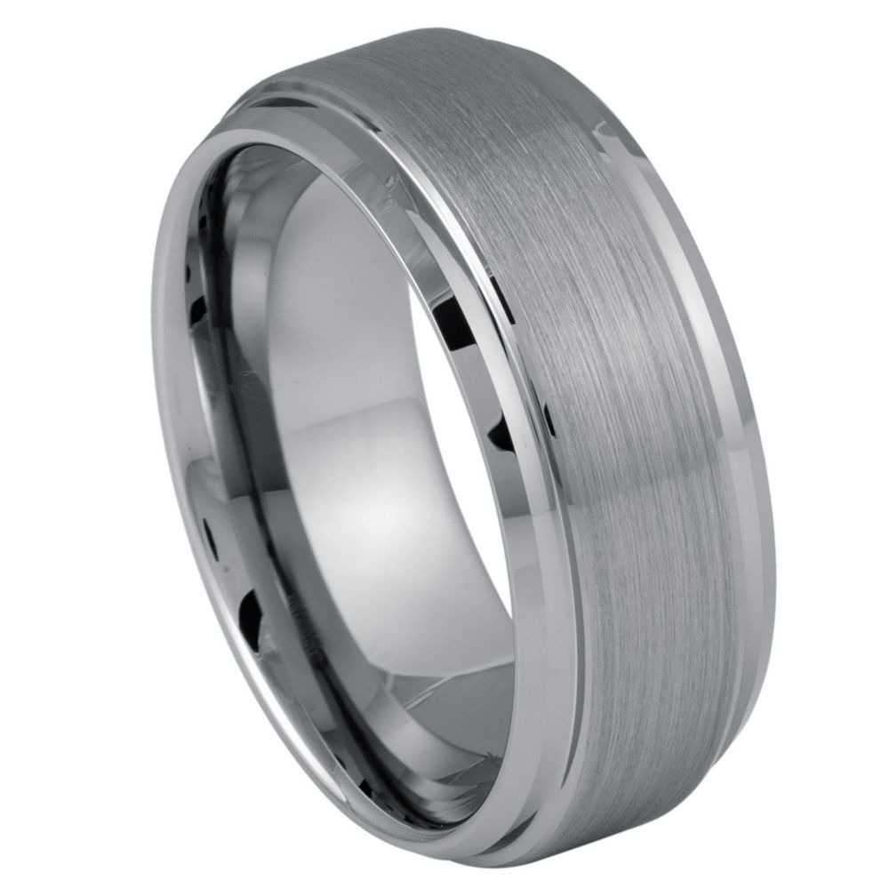 Novara Sovereign — Brushed Tungsten Band — 9 mm — Silver tone