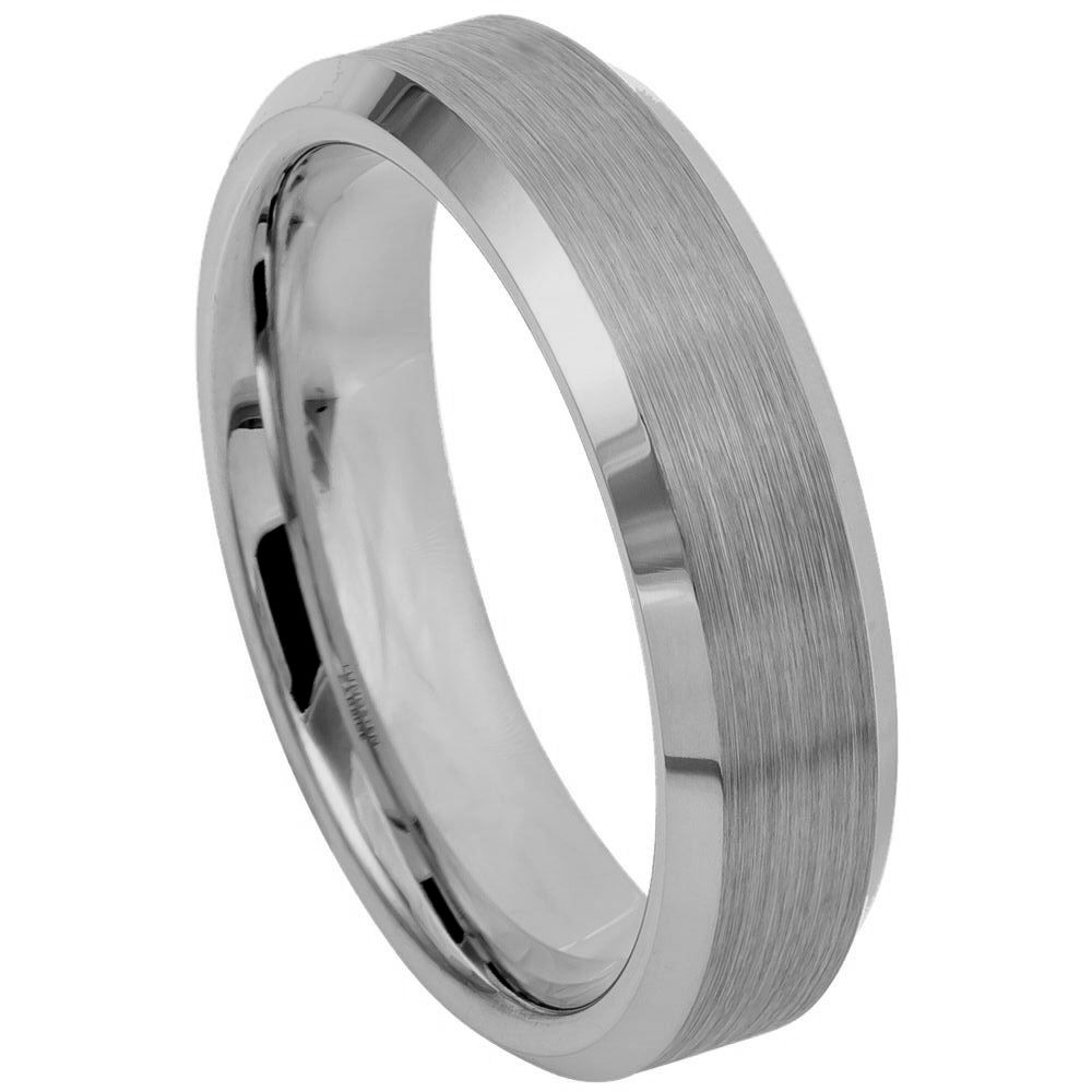 Auralis Sovereign — Brushed Tungsten Band — 6 mm — Silver tone