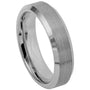 Auralis Sovereign — Brushed Tungsten Band — 6 mm — Silver tone