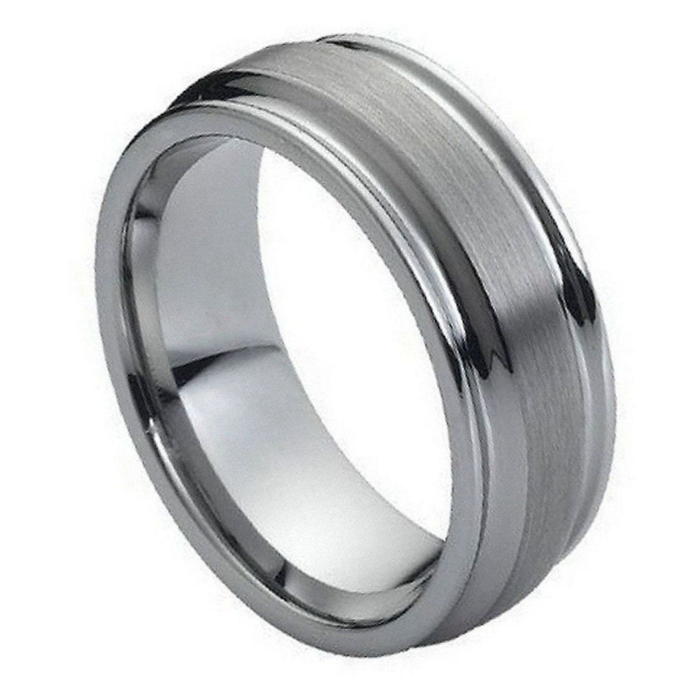 Veyra Sovereign — Brushed Tungsten Band — 8 mm — Silver tone